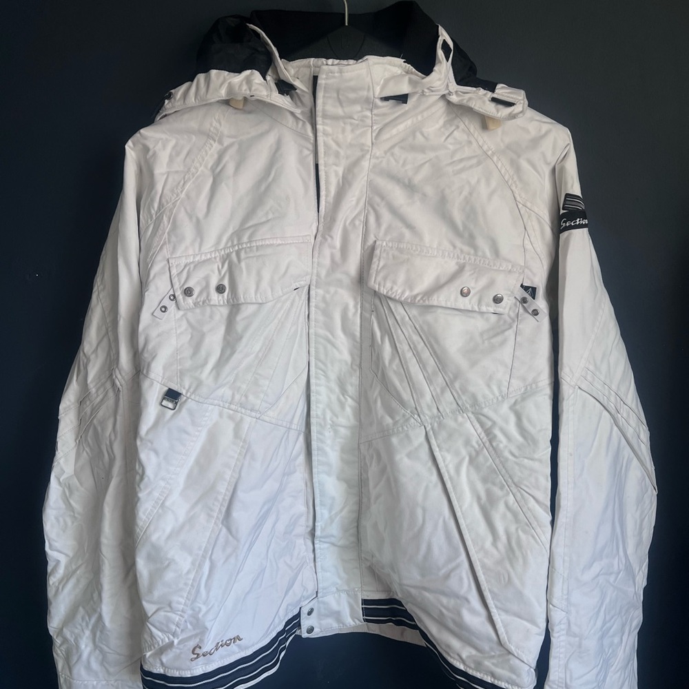 Section Division Ski Jacket Men’s Medium White & … - image 5